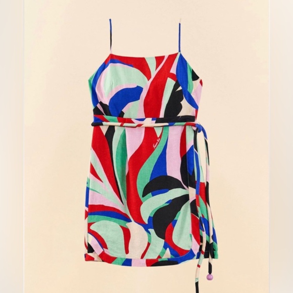 Farm Rio Monstera Mini Dress XS